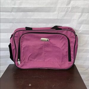 Riverstone Purple Nylon Travel Bag Set Lightweight Luggage Organizer Tote